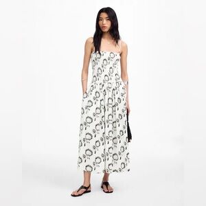 Madewell Smocked Maxi Dress , Size Small